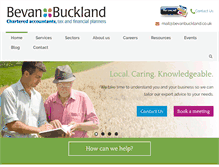 Tablet Screenshot of bevanbuckland.co.uk